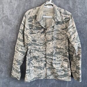 Coatmans Utility Digital Camouflage Air Force Jacket Patches Removed 38L